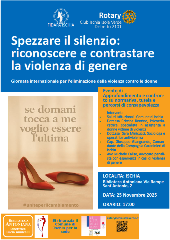 Spezzare il silenzio: un seminario per dire basta alla violenza di genere
