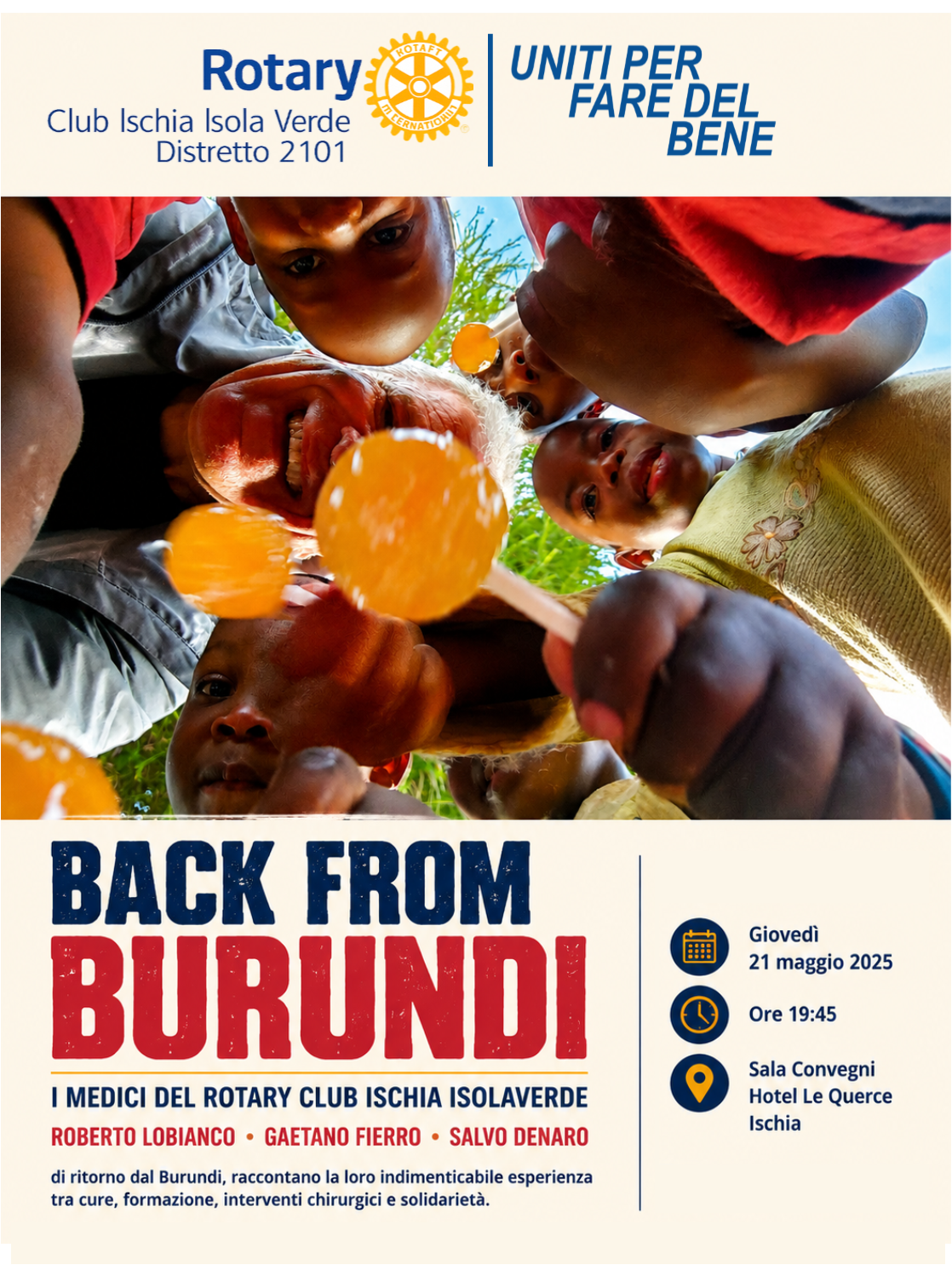 Serata BACK FROM BURUNDI