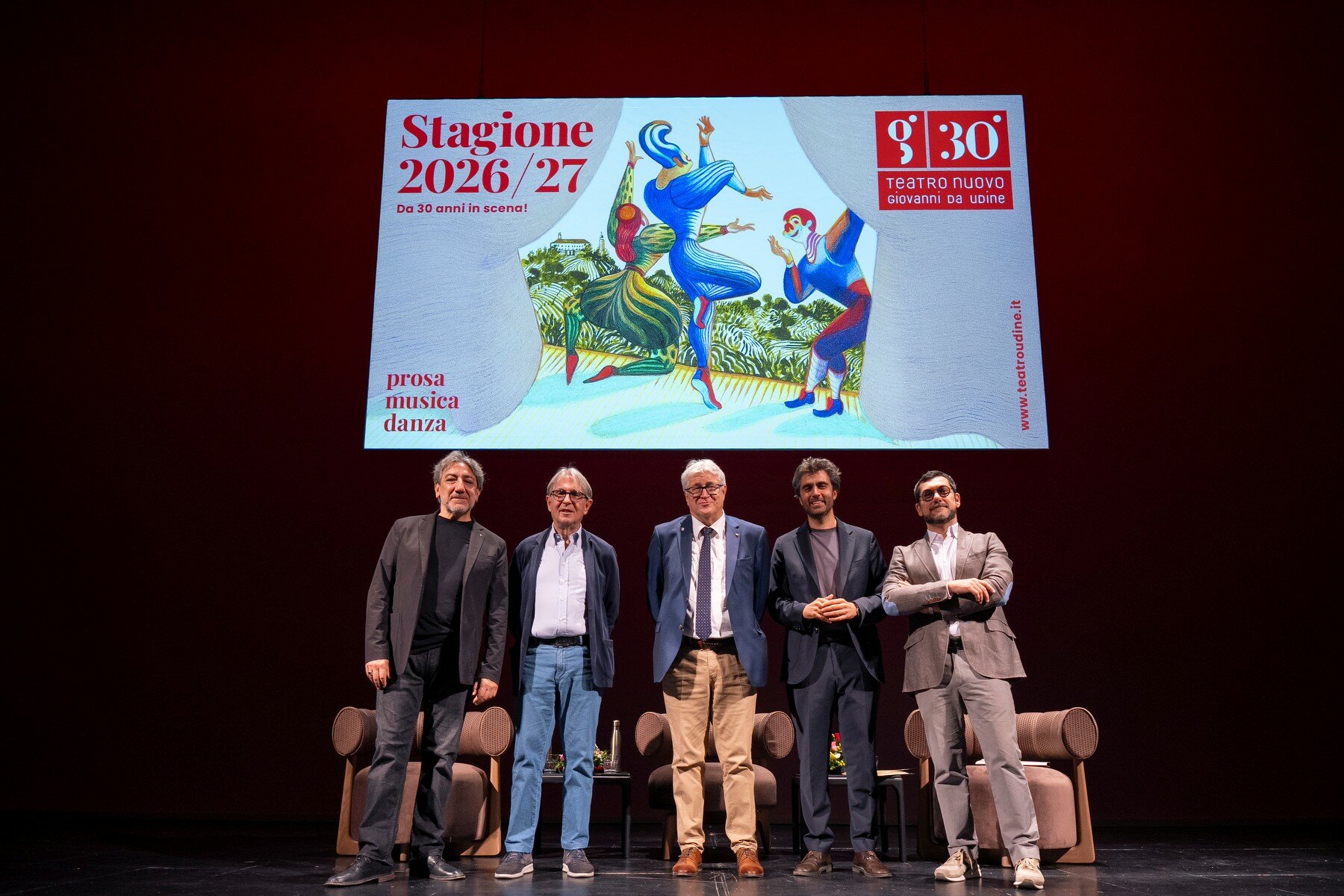 Presentata la 30ma Stagione del Teatro Nuovo Giovanni da Udine Presentata la 30ma Stagione del Teatro Nuovo Giovanni da Udine