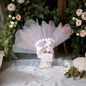 Set Decorazioni Tavolo Per Battesimo E Baby Shower - 6 Pezzi In Stile Bohémien Con Coriandoli