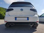 Tappo Di Copertura Per Eliminazione Tergicristallo Posteriore B&S - Compatibile Con Audi A1, A3, A4 - Finitura A Specchio In Policarbonato Nero
