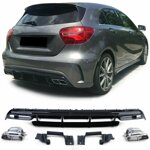 diffusore-posteriore-amg-mercedes-classe-a-w176-a45-restyling-look-con-terminali