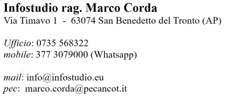 contatti 2026