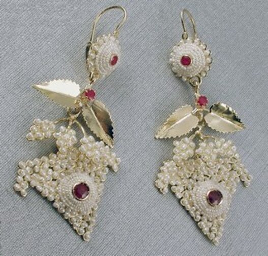 Il drago di Caulonia in argento e pietre preziose