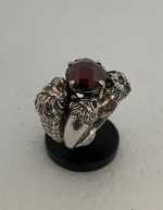 ring-lions-with-red-stone-romeo-crotone-mod-5144