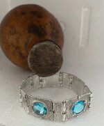 bracelet-to-the-slave-solid-925-silver-5142-blue-romeo-crotone-mod-5142