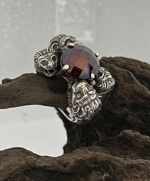 ring-lions-with-red-stone-romeo-crotone-mod-5144