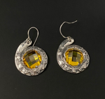 zodiac-earrings-in-925-silver-with-yellow-stone-romeo-crotone-mod-5077g