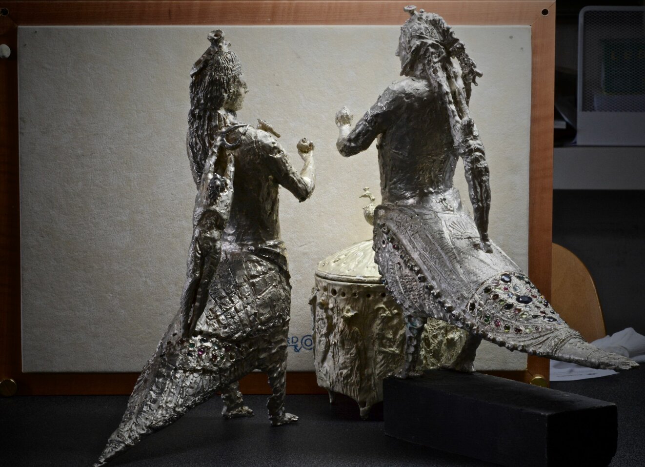 Askos in argento massiccio opere uniche di Gaspare Brescia e Romeo