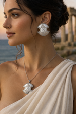 orecchini-scudo-tripode-tetraktys-in-argento-cb932