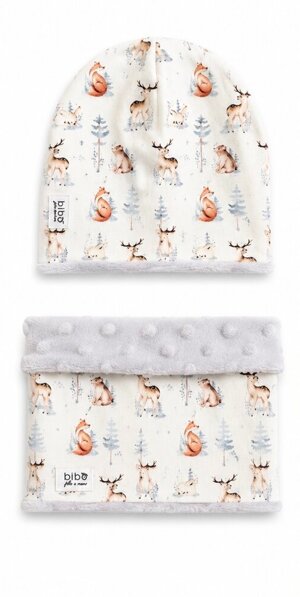 cuffia-e-scalda-collo-in-cotone-fantasia-alci-e-neve-con-pile-grigio