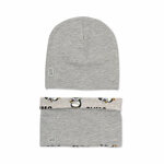 cuffia-e-calda-collo-grigio-e-scimmiotti