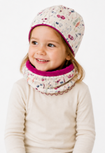 cuffia-e-scalda-collo-fiori-e-fucsia