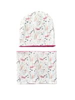 cuffia-e-scalda-collo-fiori-e-fucsia