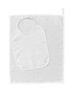 bavaglino-e-asciugamano-bianco-a-nido-dape