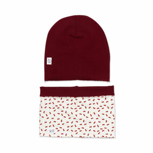 cuffia-e-scalda-collo-in-cotone-ciliegie-e-bordeaux