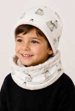 cuffia-e-scalda-collo-pinguini-e-pile-beige