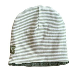 cuffia-imbottita-righe-verde