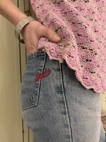 top-uncinetto-lilla-argento