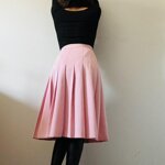 gonna-vintage-a-pieghe-rosa