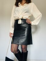 minigonna-pelle-nera