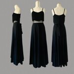 abito-da-sera-lungo-nero-anni-60