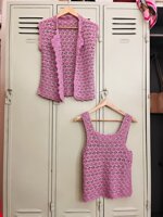 top-uncinetto-lilla-argento