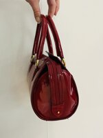 borsa-bauletto-vernice-rossa