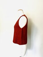 gilet-color-mattone-lana