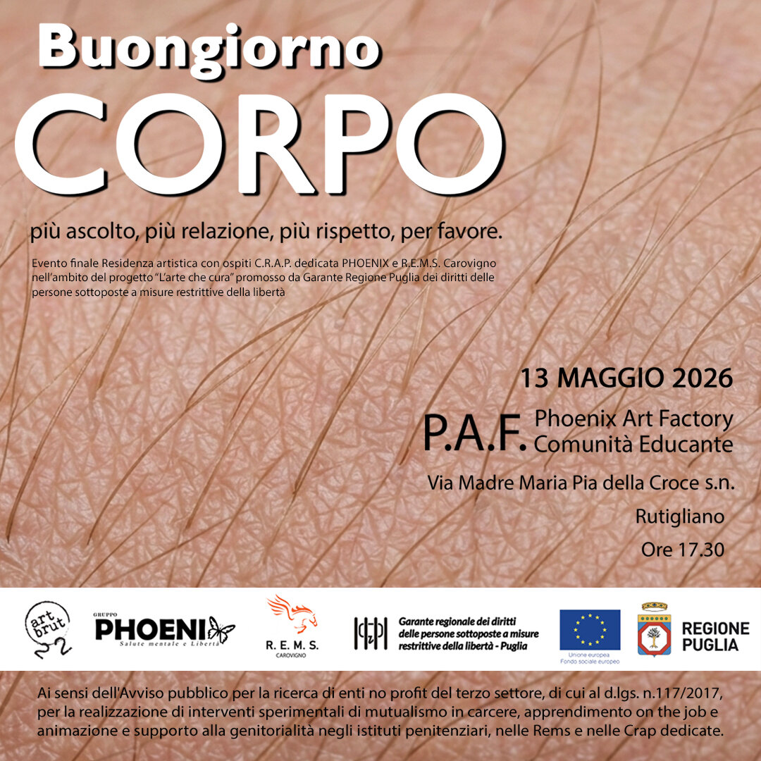 BUONGIORNO CORPO, pi&ugrave; ascolto, pi&ugrave; relazione, pi&ugrave; rispetto, per favore.