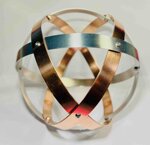 genesa-crystal-16-cm-alluminio-naturale-e-rame-profilo-15-cm-spessore-1-mm