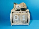 calendario-gatto-beige-13-cm
