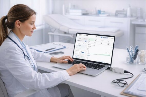 UROFLUSSIMETRO COMPUTERIZZATO WIRELESS CON STAMPSANTE TERMICA UROFLUSSIMETRO COMPUTERIZZATO WIRELESS CON STAMPSANTE TERMICA