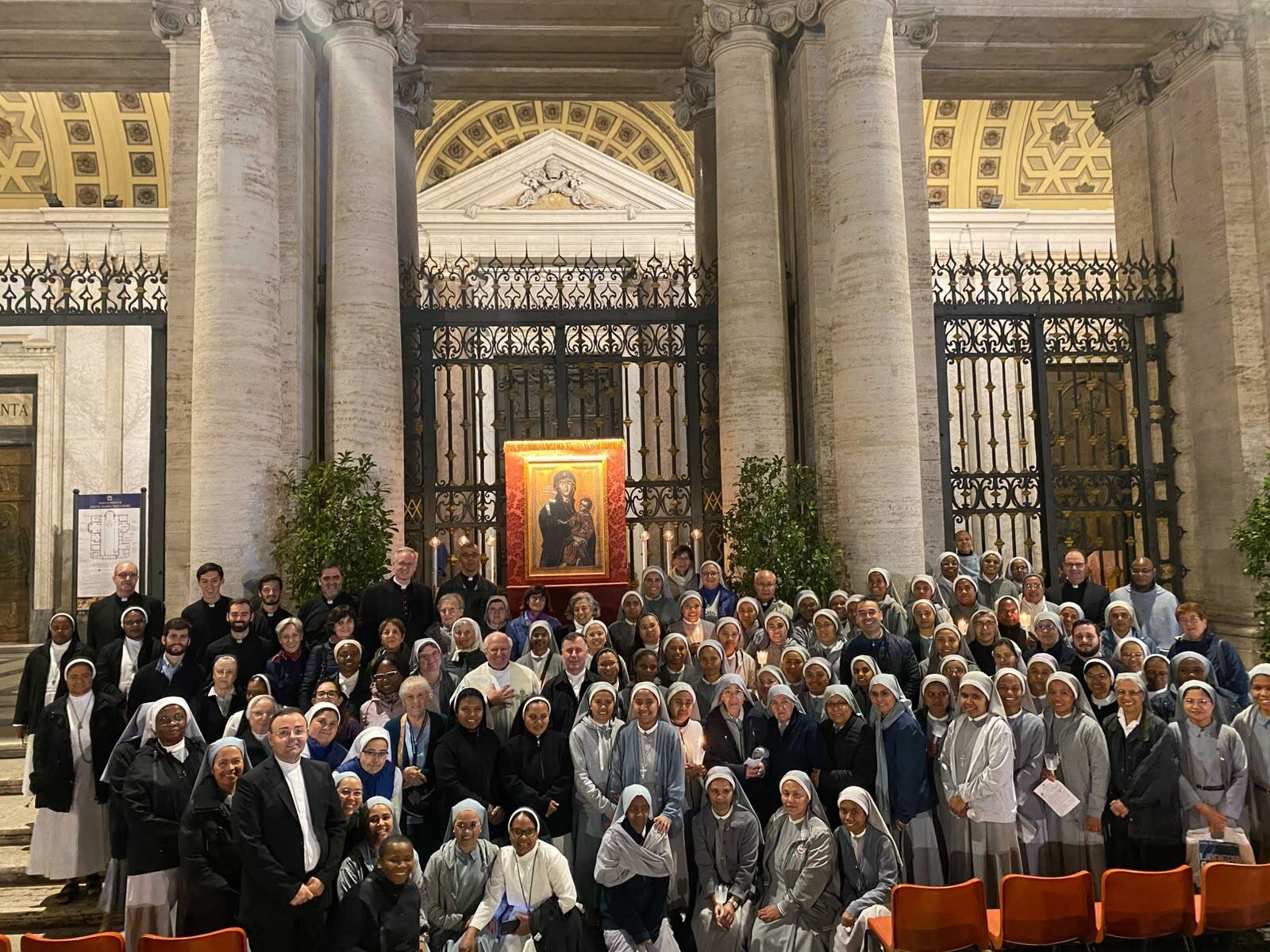 Basilica di S. Maria Maggiore la preghiera del Rosario