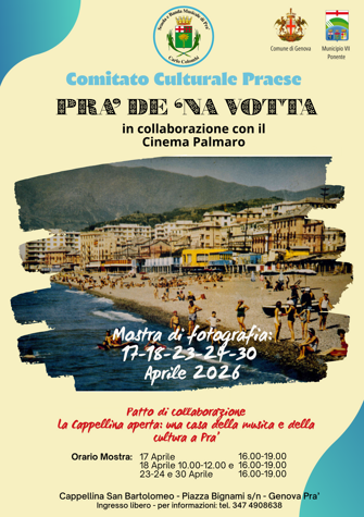 mostra aprile 2026-pra' de 'na votta-locandina