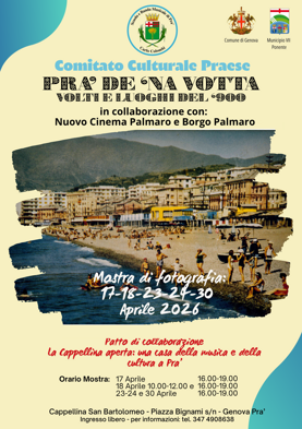 mostra aprile 2026-pra' de 'na votta-locandina