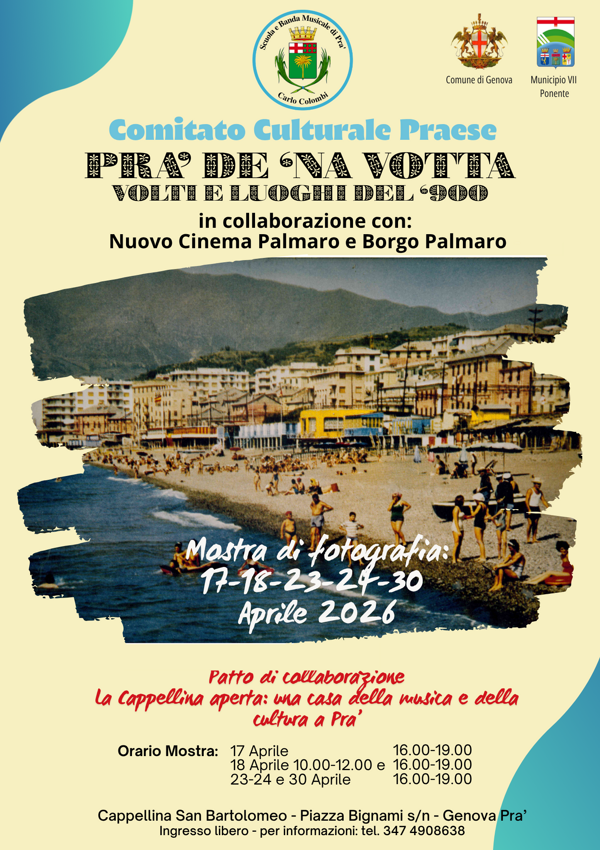 mostra aprile 2026-pra' de 'na votta-locandina