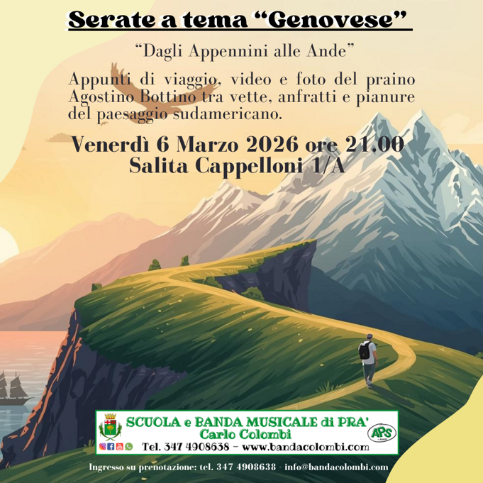 dagli appennini alle ande 6-3-26 inst