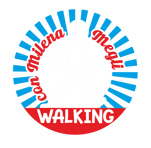 walking, logo,
