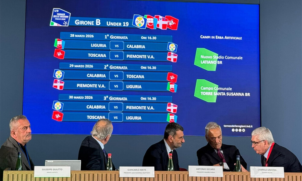 TDR 2026 Calcio a 11, presentato il programma della manifestazione