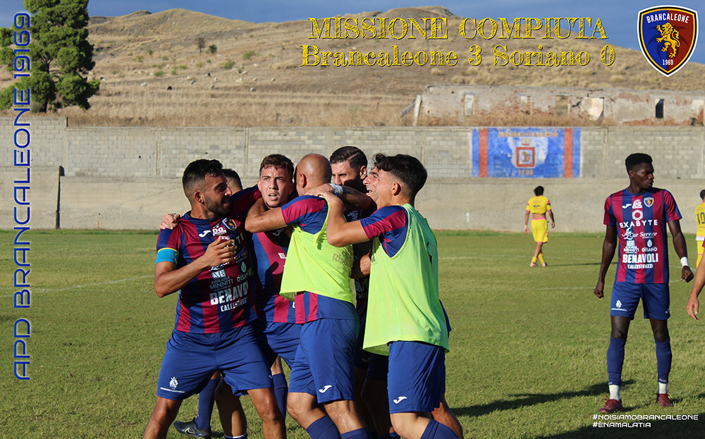 Brancaleone, prima vittoria in casa: 3-0 al Soriano Fabrizia