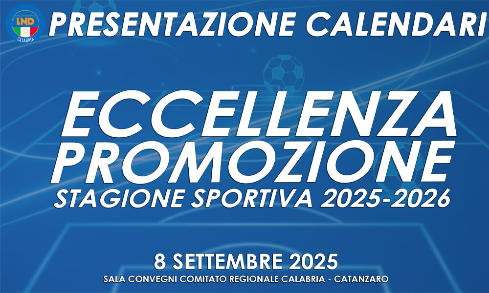 Luned&igrave; 8 settembre la presentazione dei calendari di Eccellenza e Promozione