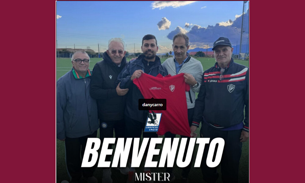 Daniele Carrozza &egrave; il nuovo allenatore della Campese Calcio