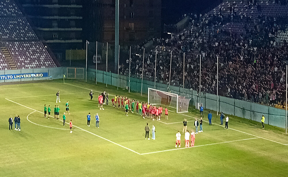 Notte fonda al Granillo, la Reggina cade trafitta 2-3 dalla Gelbison