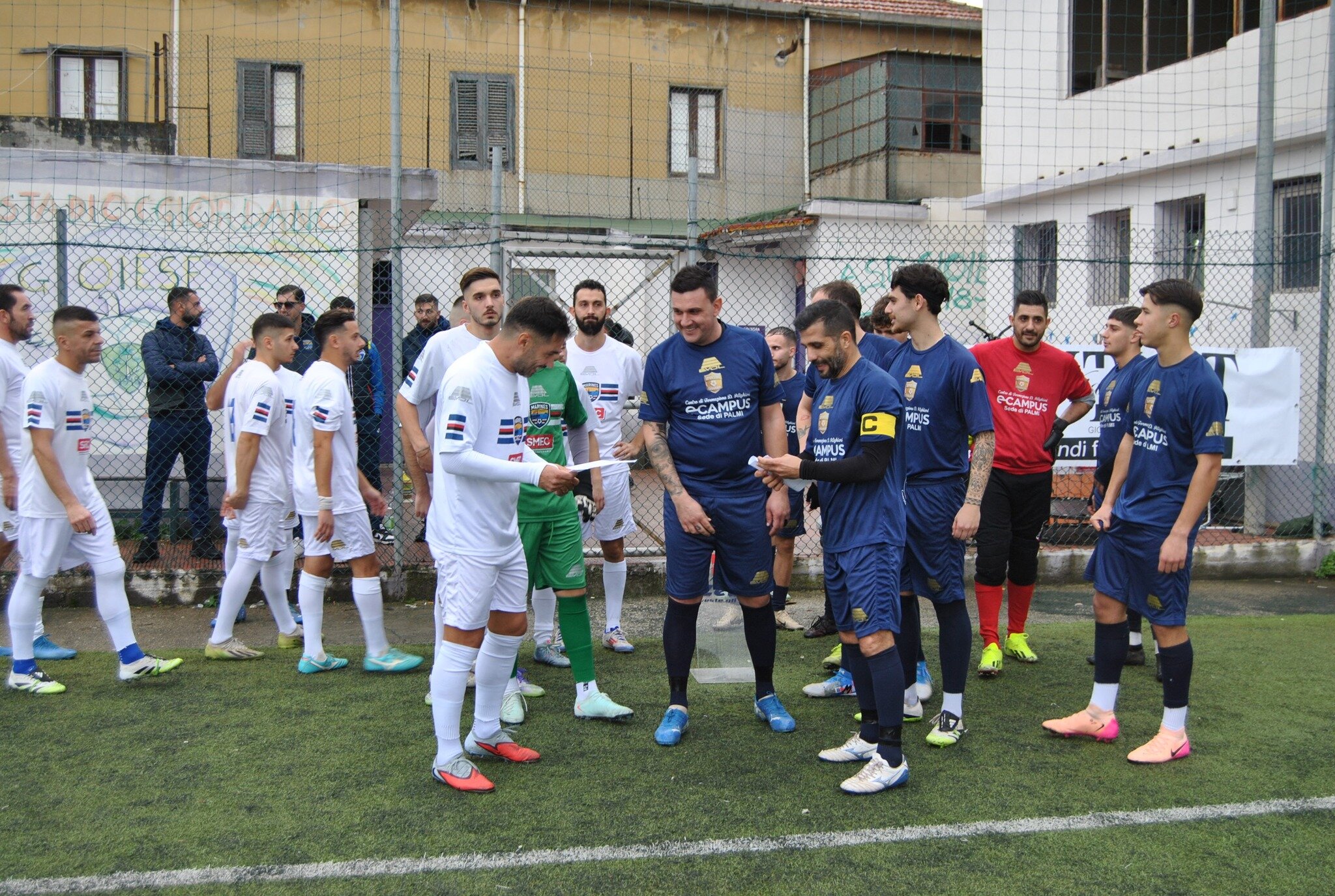 Il Marines passa di rigore: 2-0 allo Sporting Ceramida