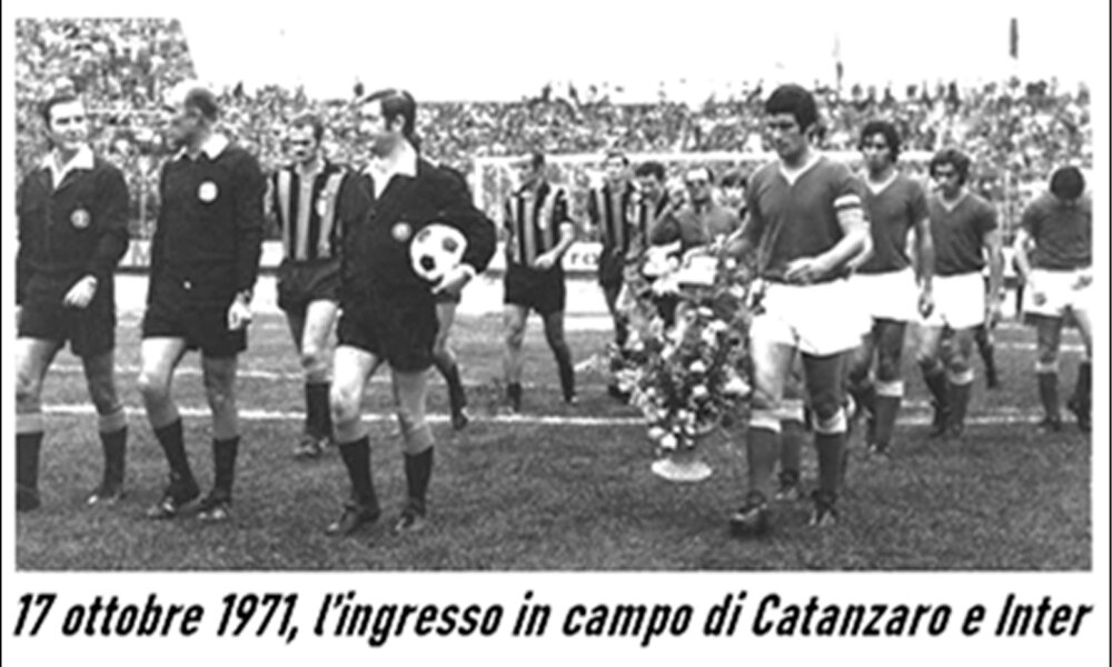 La storica prima di Sandro Mazzola in terra calabrese con la sua Inter