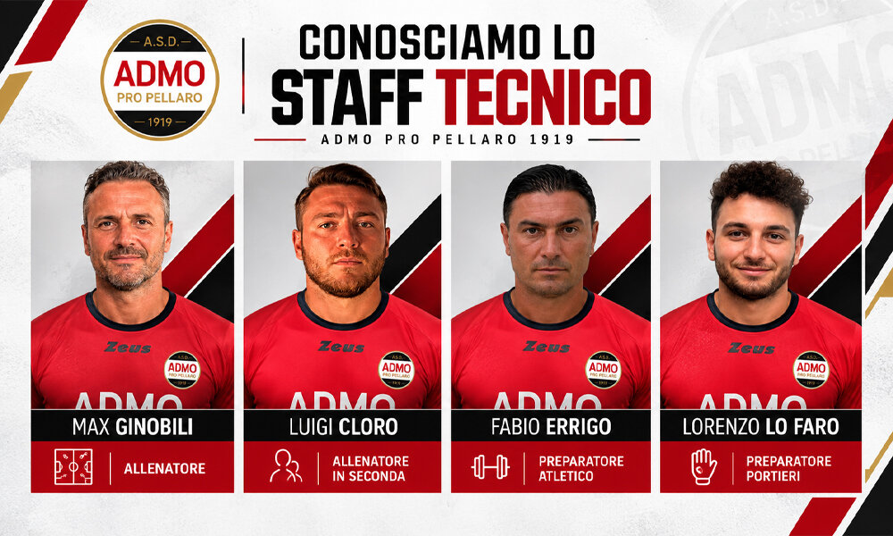 ADMO Pro Pellaro, ecco lo staff tecnico che guiderà la nuova stagione ADMO Pro Pellaro, ecco lo staff tecnico che guiderà la nuova stagione