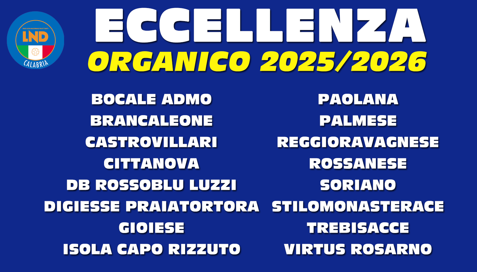 Eccellenza e Promozione, scaduto il termine per la procedura di iscrizione