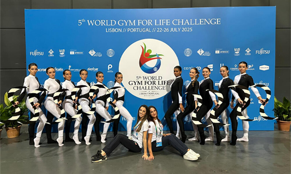 La Ritmica Restart brilla d'argento al World Gym for Life Challenge di Lisbona