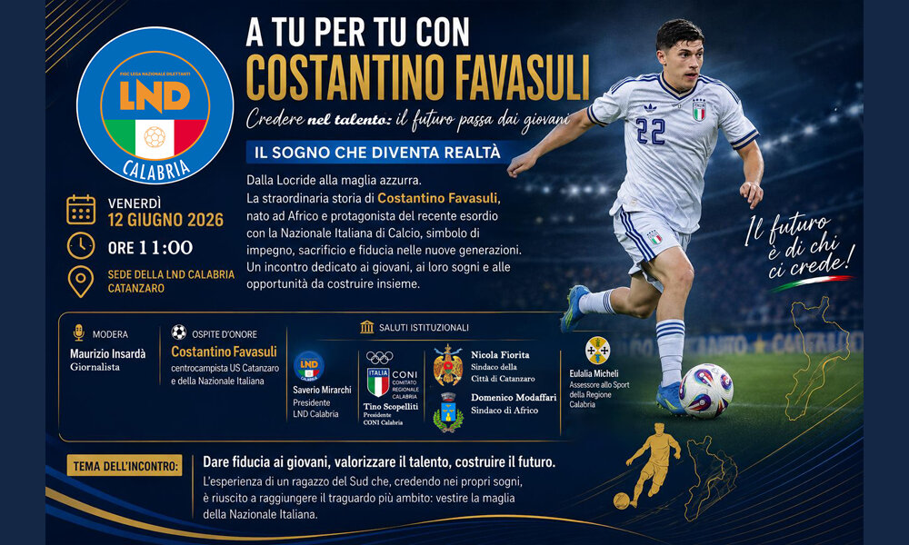 Favasuli, dalla Locride alla Nazionale Favasuli, dalla Locride alla Nazionale